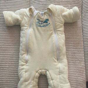 Baby Merlin's Magic Sleepsuit Cream Footie